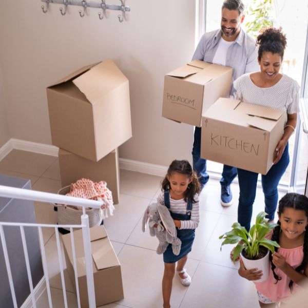 Family moving in